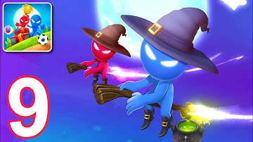 Stickman Party - Gameplay Walkthrough Part 9 - Tournament Mode (Android, iOS)