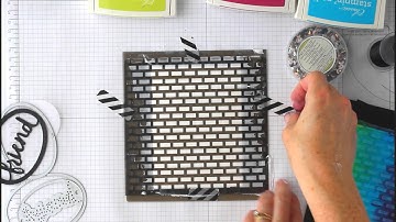 Embossing Paste Watercolour Graffiti Tutorial With Stampin