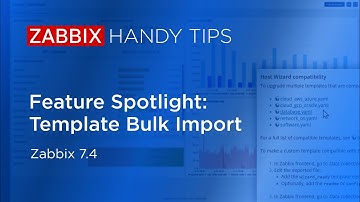 Handige tips van Zabbix: bulk-sjabloonimport