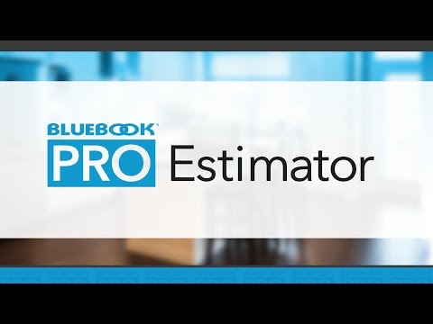 Overview of the Estimate Details Section of the Bluebook PRO Estimator