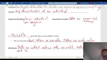 AP Stat - 1.0 & 1.1 Analyzing Categorical Data
