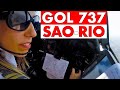 Piloting Boeing 737 SAO to RIO |  Scenic Landing Cockpit View