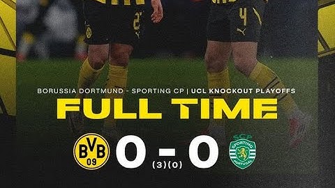 Borussia Dortmund 0-0 Sporting CP(0-3 aggr.)⚽🇩🇪🏟🇵🇹🥅BVB into the UEFA Champions League round of 16.
