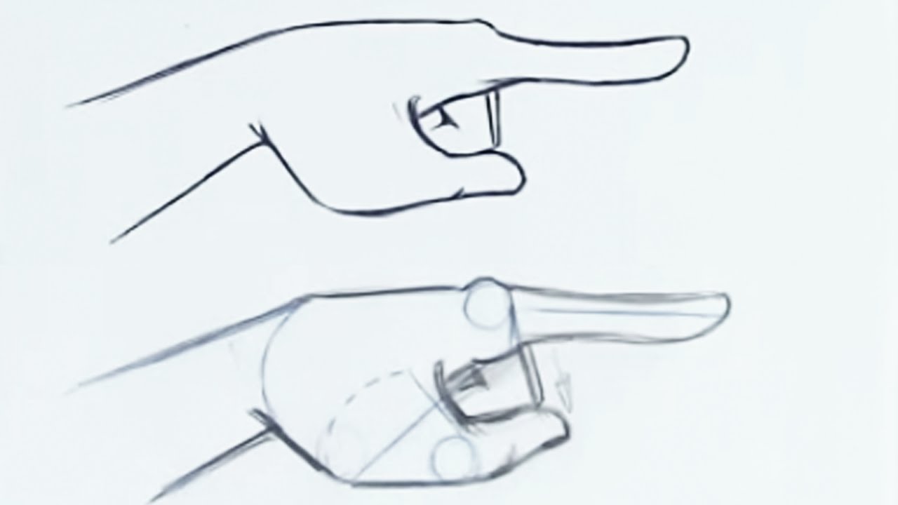 Pointing Finger Drawing Reference - Reversing Positions | Bodaswasuas