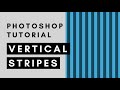 Vertical and Horizontal Stripes Pattern in Photoshop