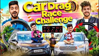 Car Drag Race Challenge || Sumit Bhyan || Shivam Dikro