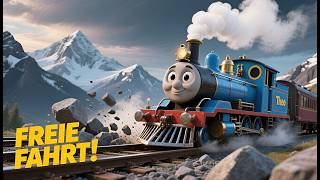 Dampflok Theo räumt die Schienen frei! 🚂🏔️ | Eisenbahn Lied für Kinder