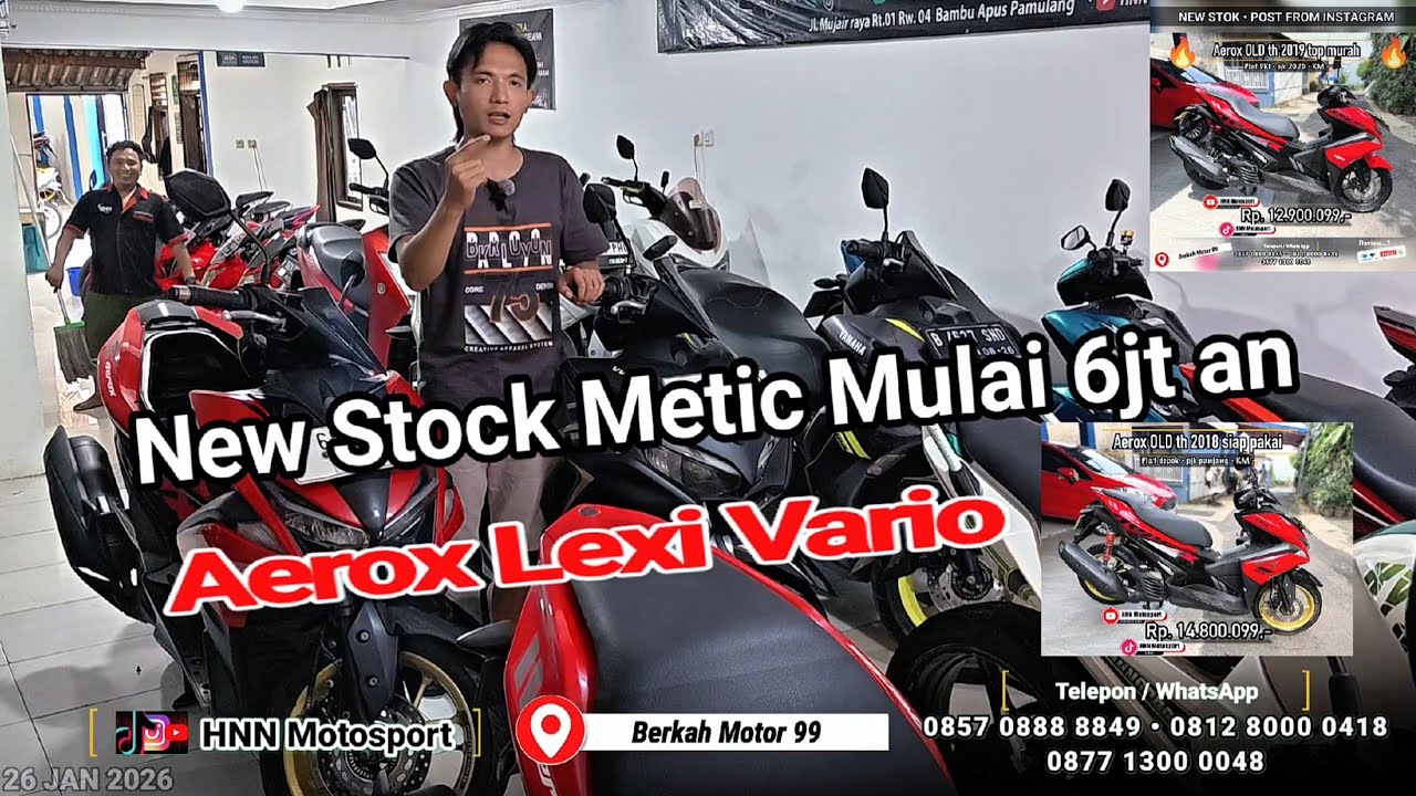 Motor Bekas Mulus Mulai 6 Juta II Review New Stock !! 