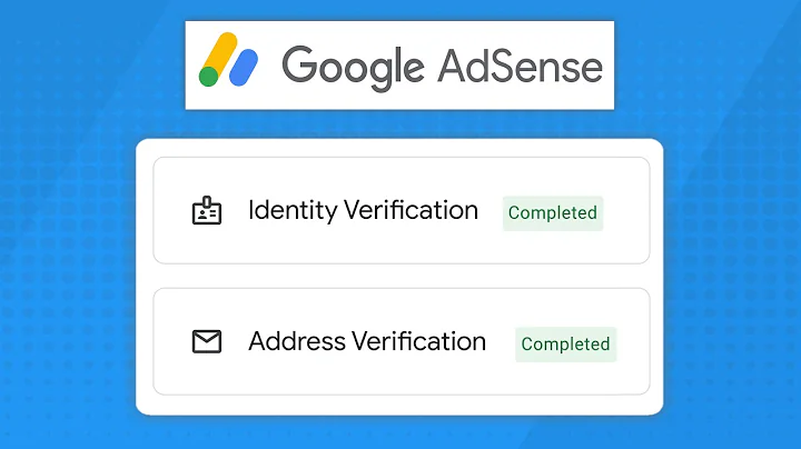 How to Verify Identity & Address on Google AdSense (Full Tutorial)