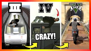 Evolution of TRAIN SURFING in GTA Games! (GTA 3 → GTA 5) screenshot 5