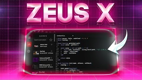 Roblox "Zeus X" Executor No Key Exploit Working 2025 [100% sUNC]