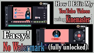 WAG MAG-EDIT NG YOUTUBE VIDEOS WITHOUT WATCHING THIS -EASY STEPS with KINEMASTER APP FREE | ENNEAL C screenshot 5