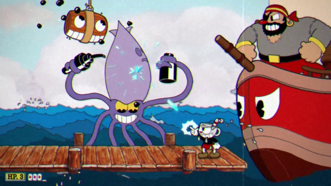 Cuphead Let S Play Episode 11 Pirate Boss Captain Brineybeard In Shootin N Lootin Youtube - cuphead roblox ep 11 captain brineybierd