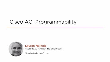 Course Preview: Cisco ACI Programmability