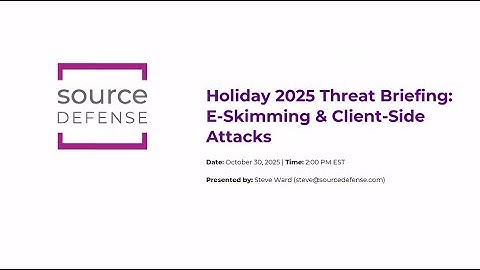 Holiday 2025 Threat Briefing