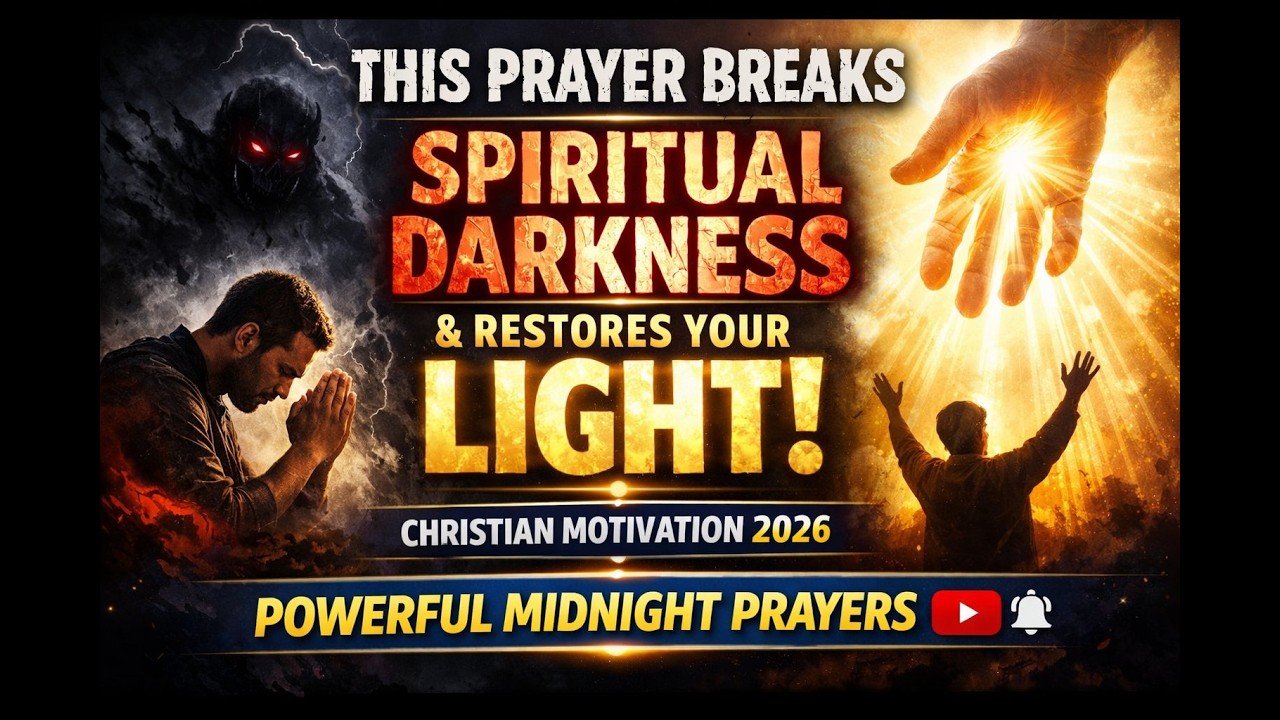This Prayer Breaks Spiritual Darkness & Restores Your Light | Christian Motivation 2026 #spiritual