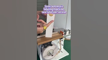 Small business used right angle labeling machine for 1 sticker 1 second for various boxes #factory