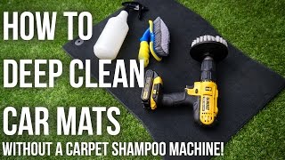 How To Deep Clean Car Mats