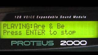E-mu Proteus 2000 'Composer' Rom demo 2 'Are & Be'