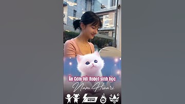 Ăn cơm với robot sinh học AI #shorts