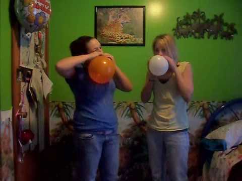 Helium Balloons!! Nicole and lena