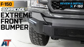 2018-2020 F-150 Barricade Extreme HD Modular Front Bumper Review & Install