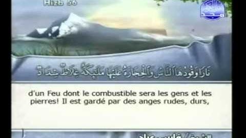 سورة   التحريم  - 66 -   كاملة  با لكتابة القارئ  الشيخ   فارس  عباد