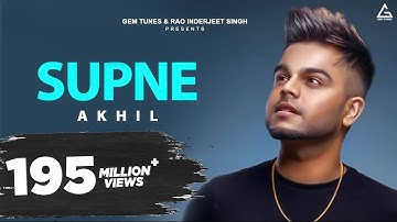 Supne (Official Video) | Akhil | Tanvi Nagi | Punjabi Song