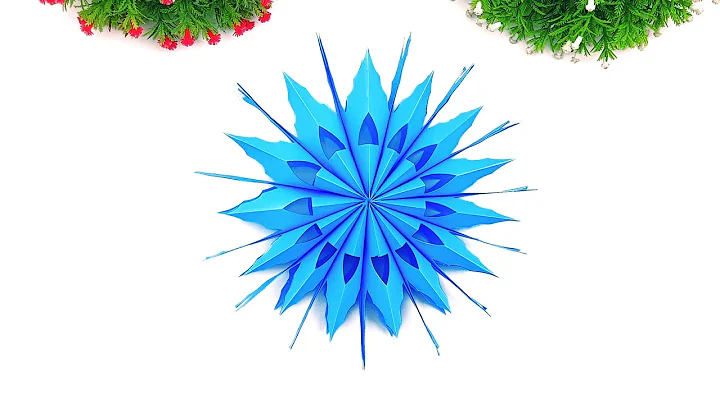 Christmas Paper Snowflake Craft | DIY Paper Snowflakes