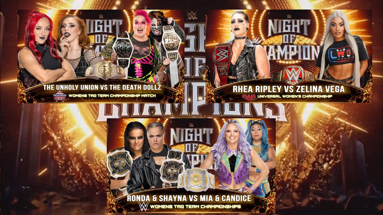 WWE 2K23 Night of Champions PPV Part 2 YouTube