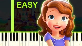 Sofia The First Theme - Easy Piano Tutorial