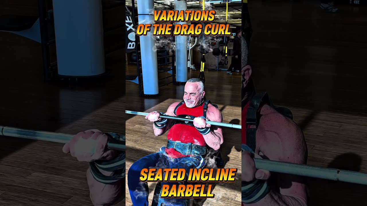 VARIATIONS OF THE DRAG CURL FOR BICEPS #fitnessmotivation #workout #muscle