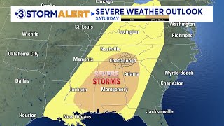 Monitoring an increasing potential for severe weather this weekend