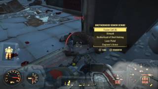 Fallout 4-unique Gatling laser gun