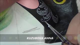 Рисуем вензеля на ногтях/вензеля на ногтях акриловой краской/роспись вензелями. Рисуем вензеля на ногтях/вензеля на ногтях акриловой краской/роспись вензелями.