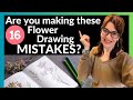 16 flower drawing mistakes and how to fix them