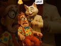 ابه الي حصل عند الحلاق Youtubeshorts Funny Cat Cartoon 