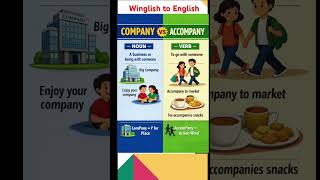 Company vs accompany  #basicenglish #englishclass #easyenglish #englishlanguage #advancedenglish