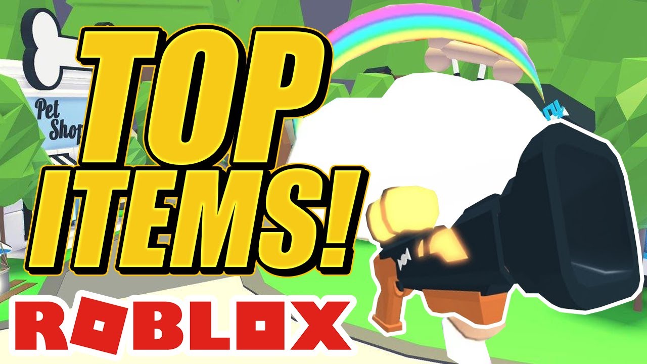 Rare Items in Adopt Me?! Top 9 Most Rare Items! YouTube