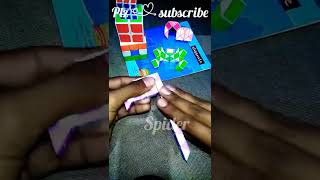 I'm gonna make a spider out of a snake's cube🤔👍🔔#shorts #subscribe #shorts