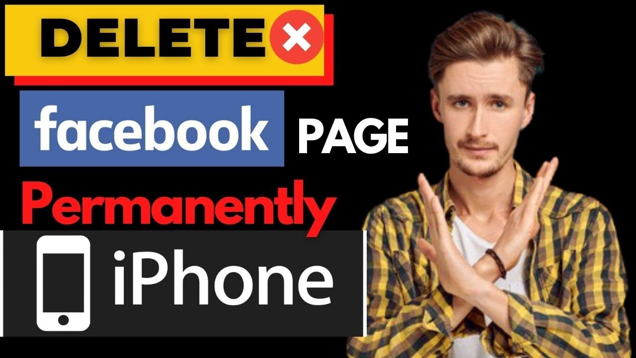 How to Delete a Facebook Page in iPhone (2021) Permanently - YouTube