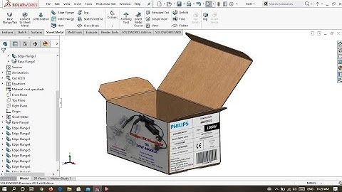 Packaging Box design in Solidworks 2022
