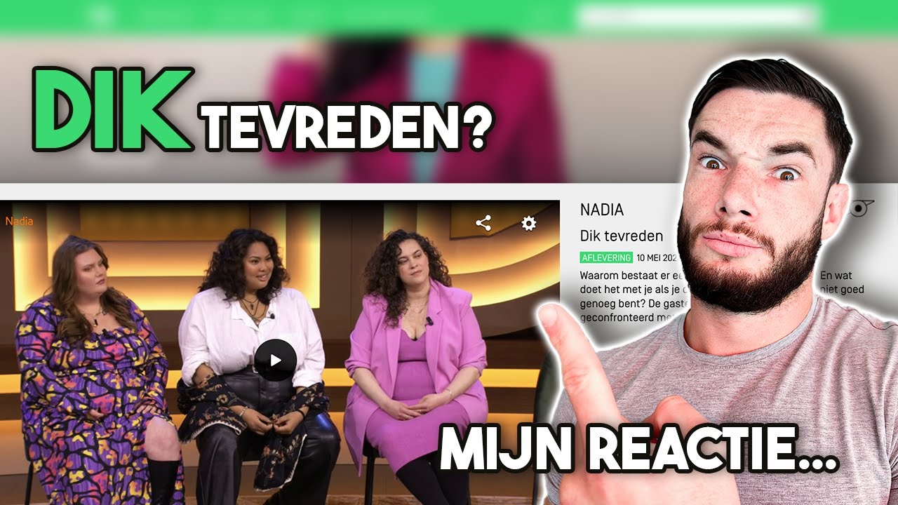 Extreem Dikke Vrouwen Zeggen dat ze Gezond zijn bij NPO.. (Mijn Reactie