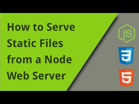 How to Serve Static Files from a Node Server