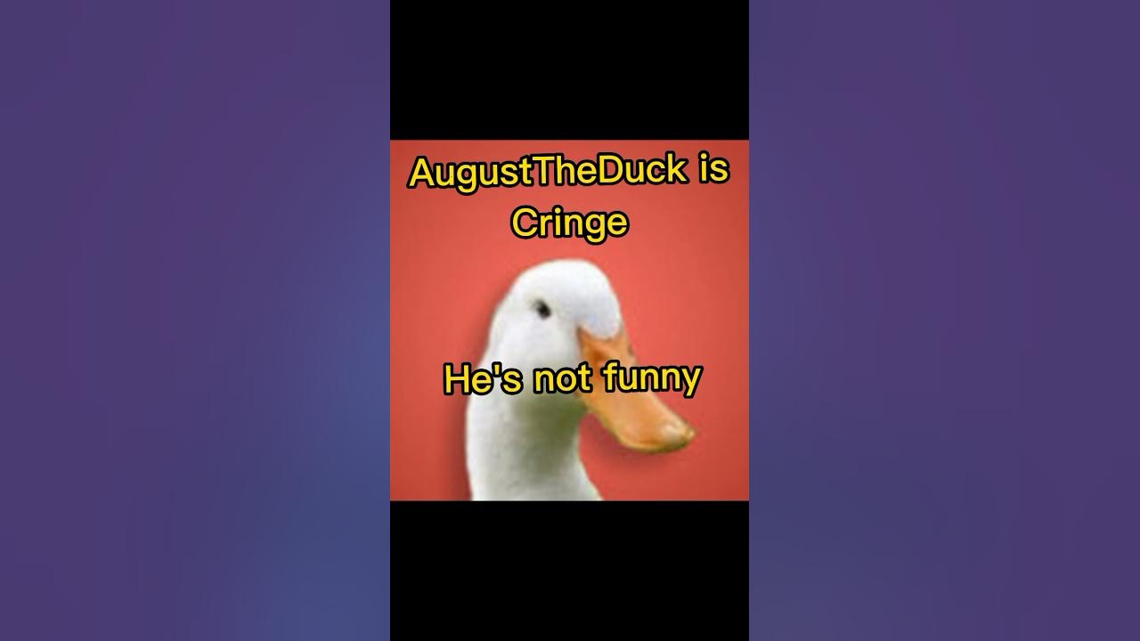 AugustTheDuck is Cringe He's Not Funny YouTube Exposed @augusttheduck - AugustTheDuck is Cringe He's Not Funny YouTube Exposed @augusttheduck