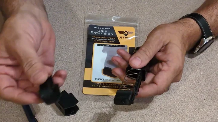 XTech Tactical +0 grip extension for P365 380