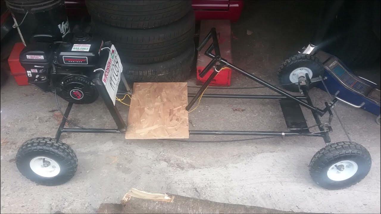 One of my homemade go karts. A go kart build from scratch. YouTube