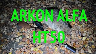 Прицел Arkon ALFA HT50 - охота на енотовидную собаку