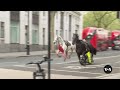 Riderless horses seen galloping through central london voa news