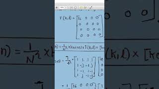 Problem on Inverse 2D DFT